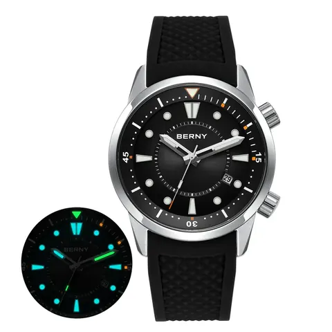 BERNY-Men Automatic Compressor-style Diver Watch V5-AM539M