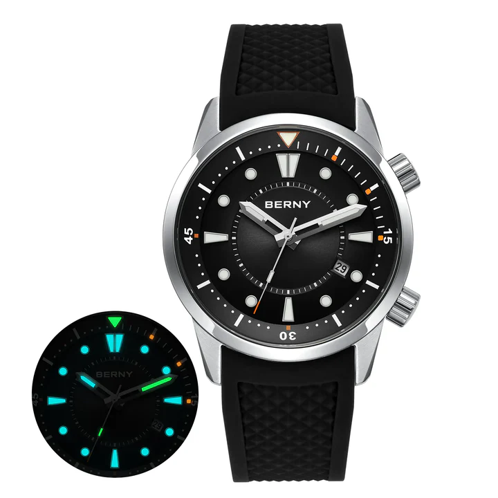 BERNY-Men Automatic Compressor-style Diver Watch V5-AM539M
