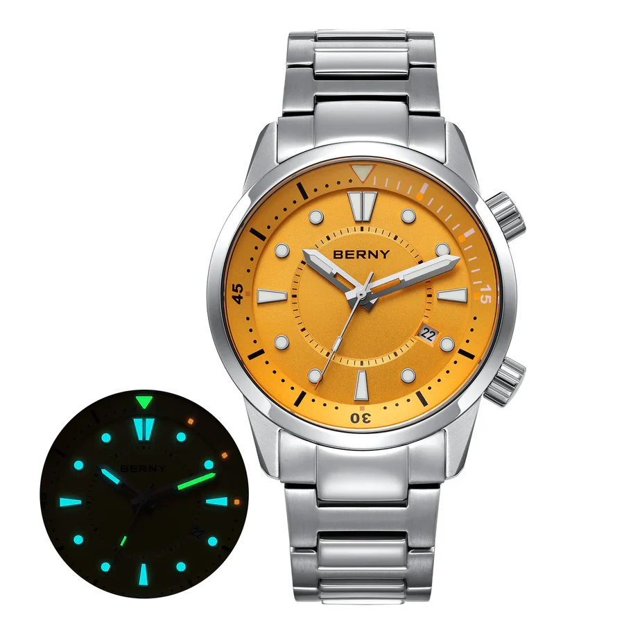 BERNY-Men Automatic Compressor-style Diver Watch V5-AM539MS