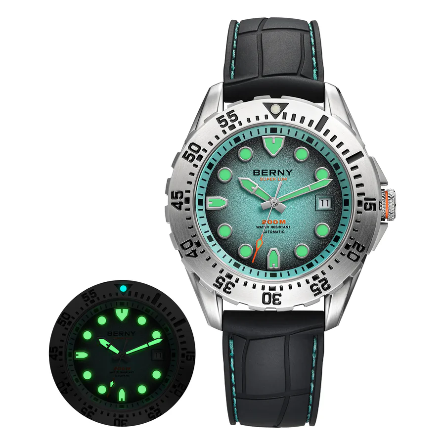 BERNY-Men Automatic Diver Watch-AM151M thumbnail 2
