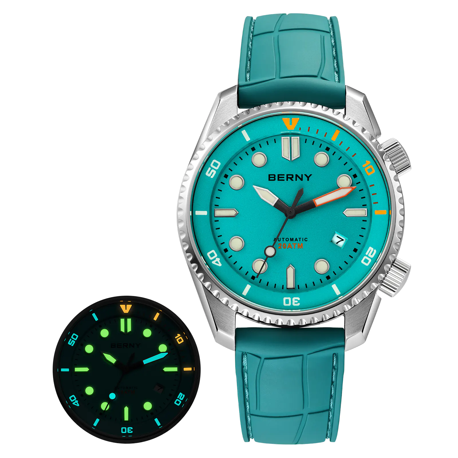 BERNY-Men Automatic Diver Watch-AM155M thumbnail 2