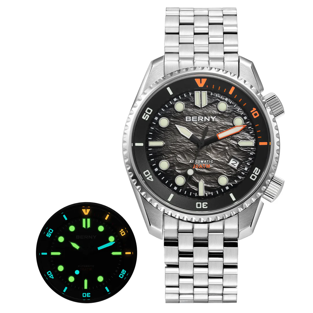 BERNY-Men Automatic Diver Watch-AM155MS thumbnail 2