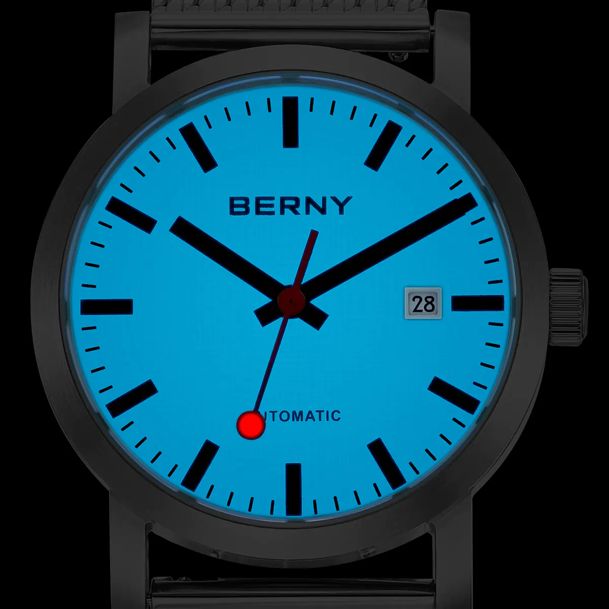 BERNY-Men Automatic Full-Lume Watch V3-AM138M-L