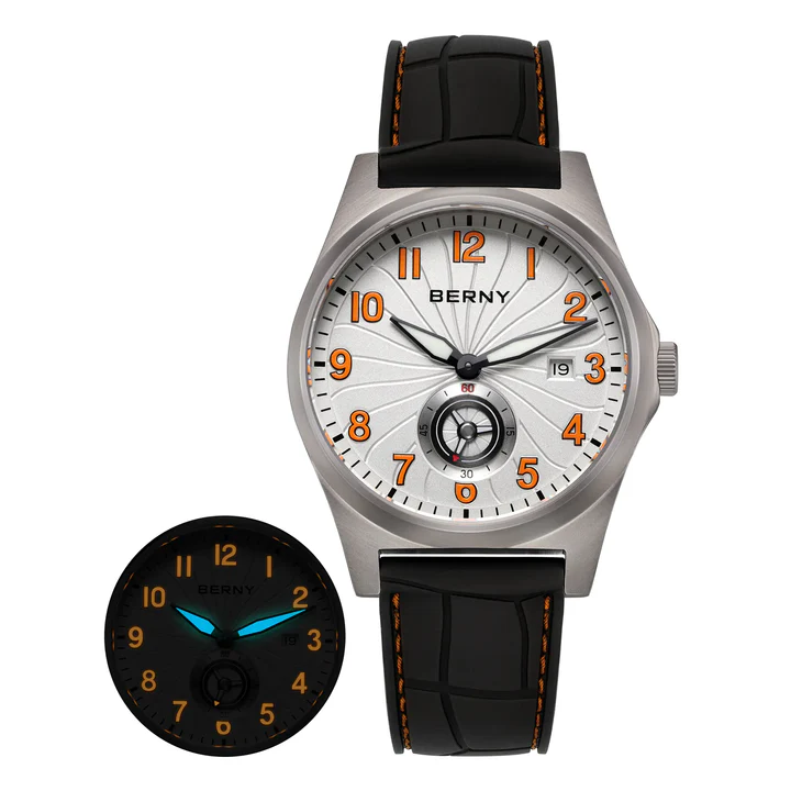 BERNY-Men Automatic Titanium Classic Watch-AMT358M thumbnail 2