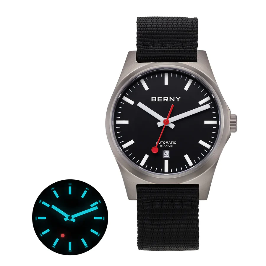 BERNY-Men Automatic Titanium Watch-AMT258M thumbnail 2
