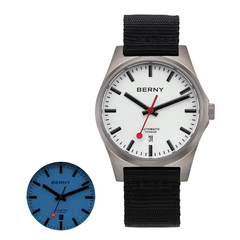 BERNY-Men Automatic Titanium Watch-AMT258M