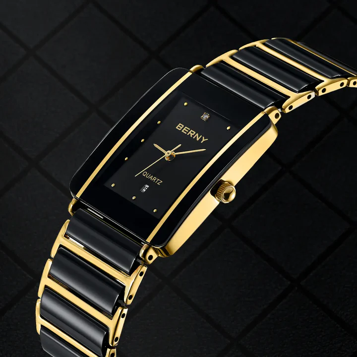 BERNY-Men Quartz Ceramic Gold Watch-2010M thumbnail 2