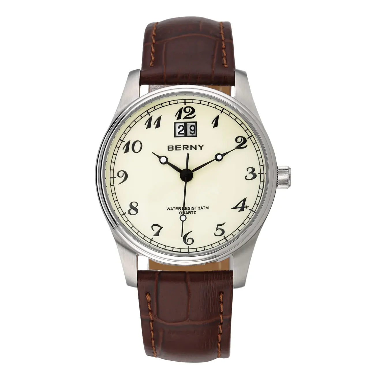 BERNY-Men Quartz Classic Watch-2702M thumbnail 2