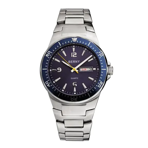 BERNY-Men Quartz Diver Watch-2634M