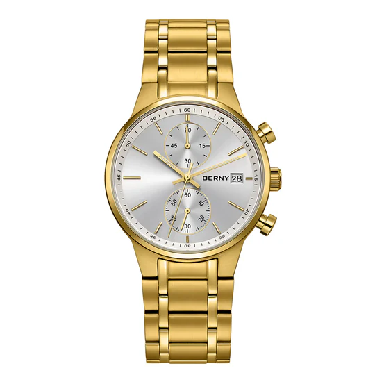 BERNY-Men Quartz Gold Fashion Watch-2285VM thumbnail 2