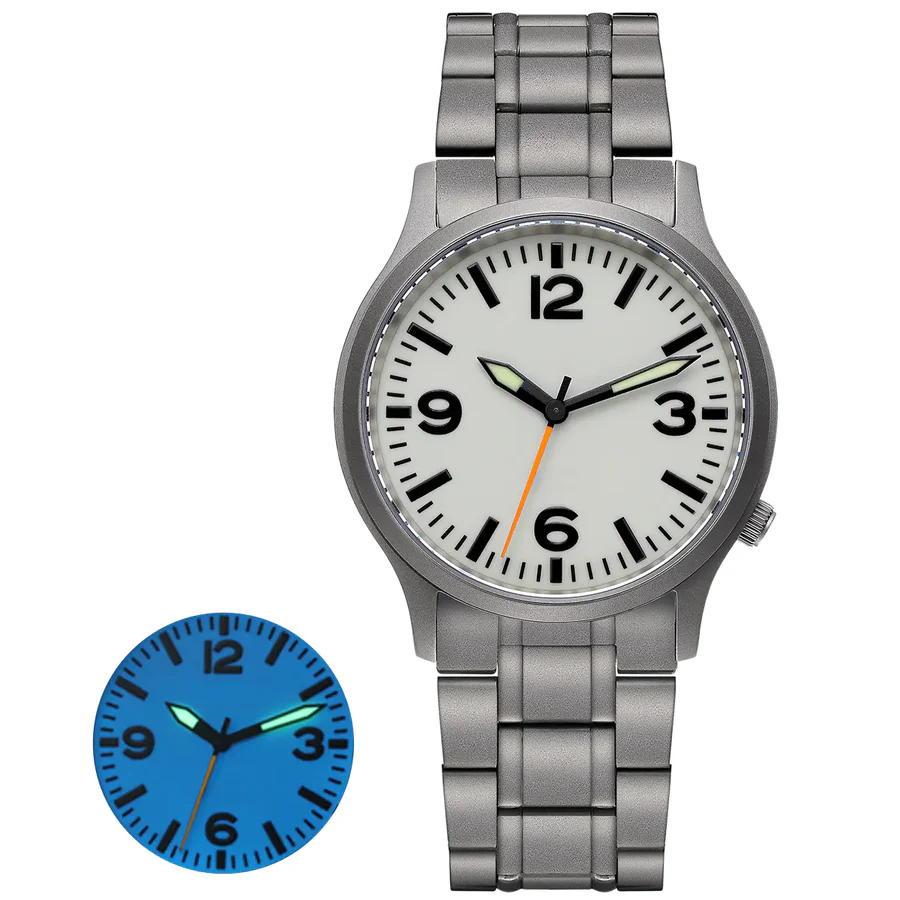 BERNY-Men Quartz Titanium Field Watch V2-T2576MS thumbnail 2