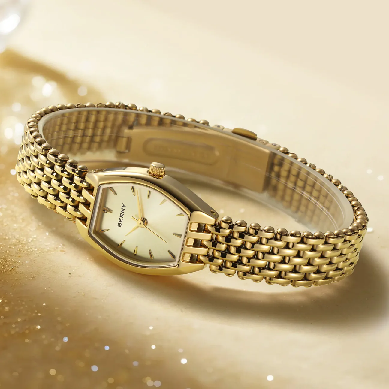 BERNY-Women Quartz Dress Gold Watch-2952L thumbnail 2