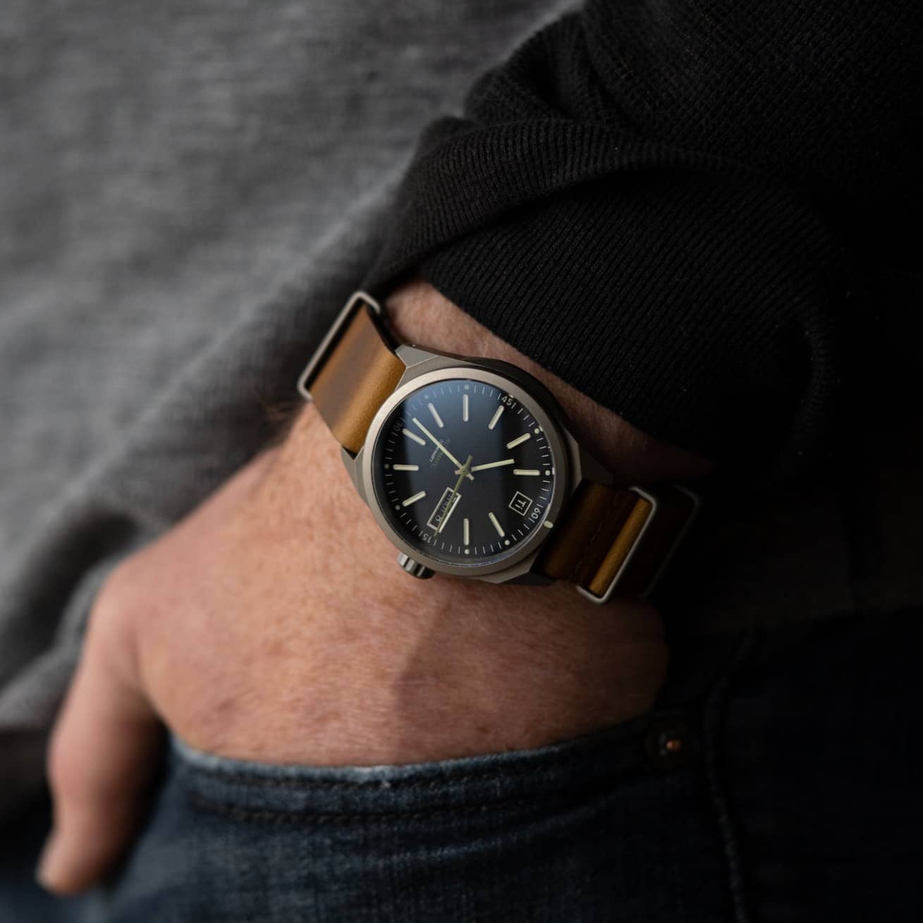 Ti Field Watch / Automatic / Stonewashed thumbnail 4
