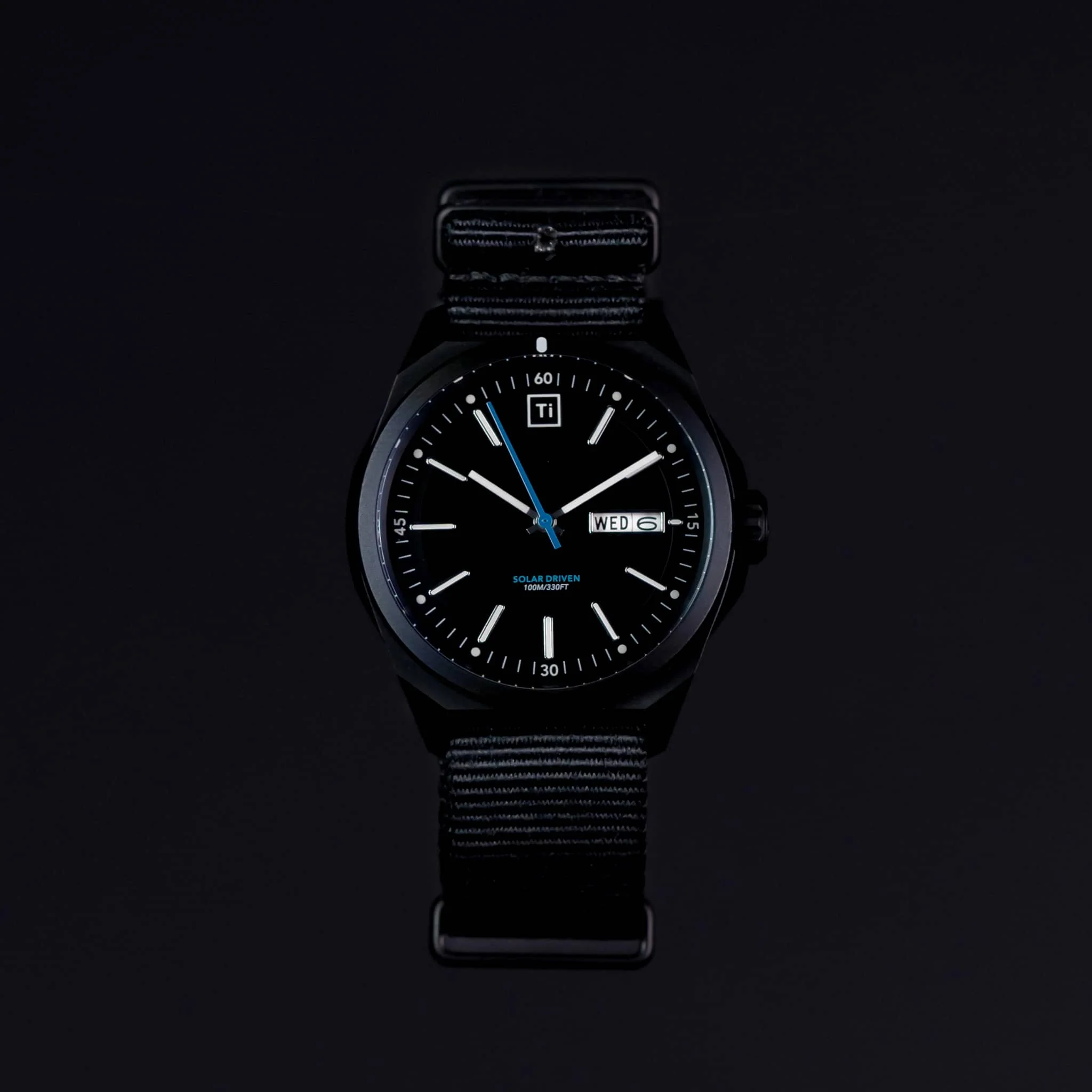 Ti Field Watch / Solar Driven / Black thumbnail 2