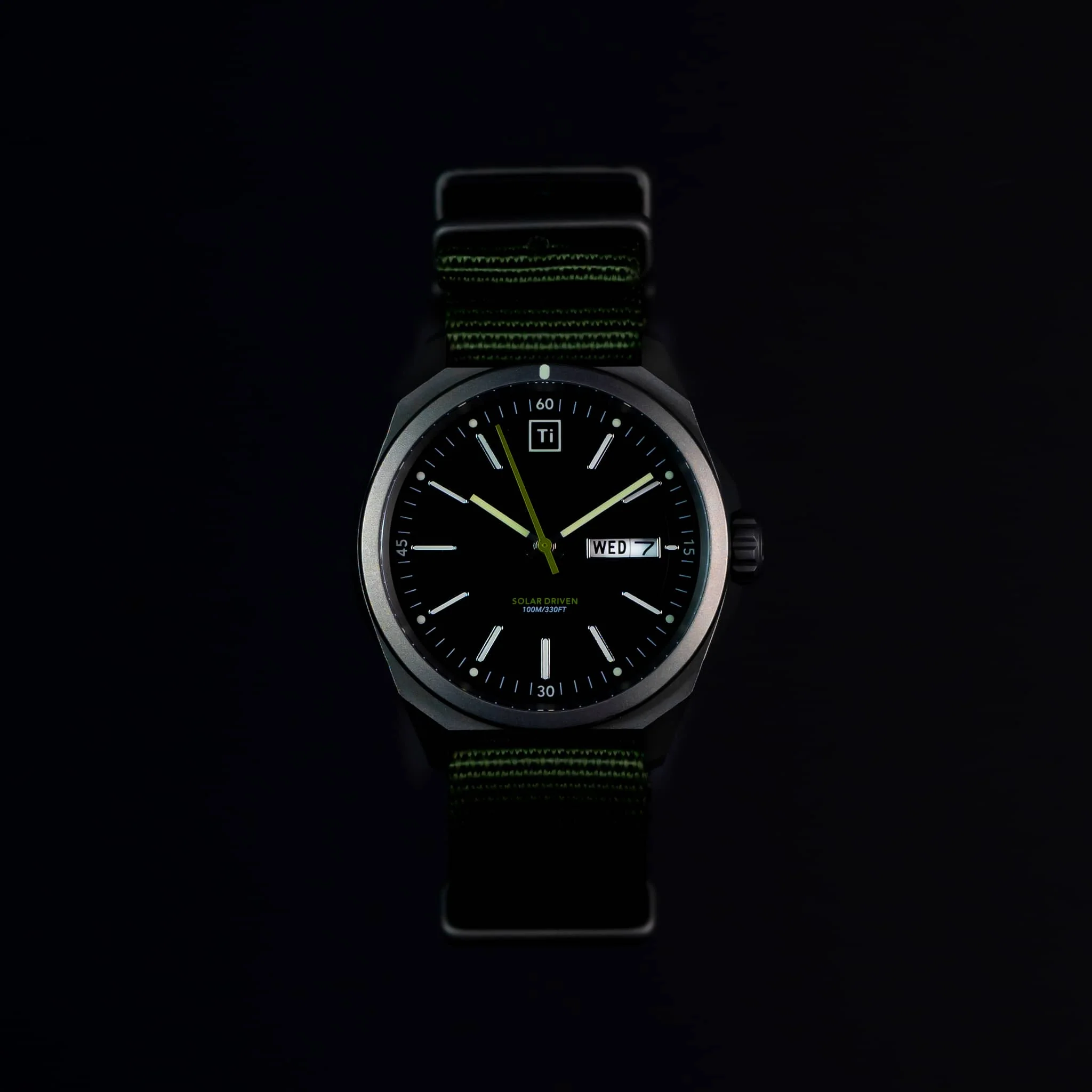 Ti Field Watch / Solar Driven / Stonewashed thumbnail 2