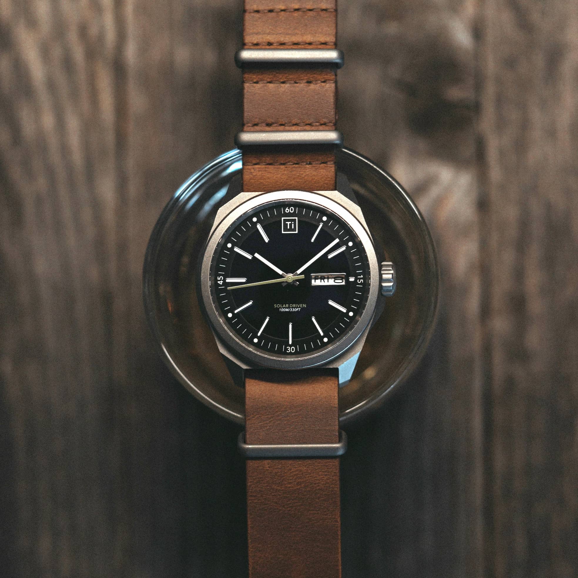 Ti Field Watch / Solar Driven / Stonewashed thumbnail 4