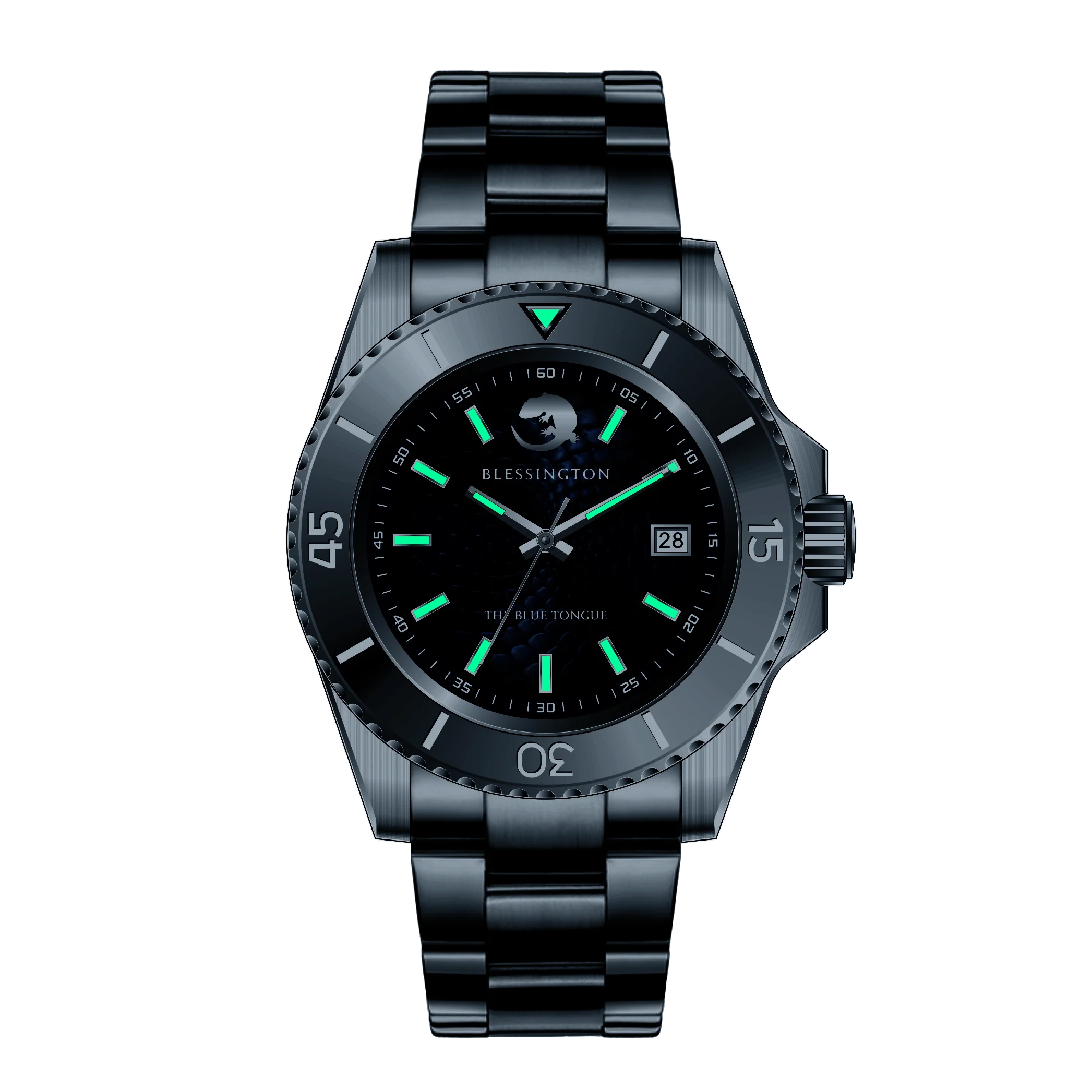 The Blue Tongue - Tungsten 42mm thumbnail 2