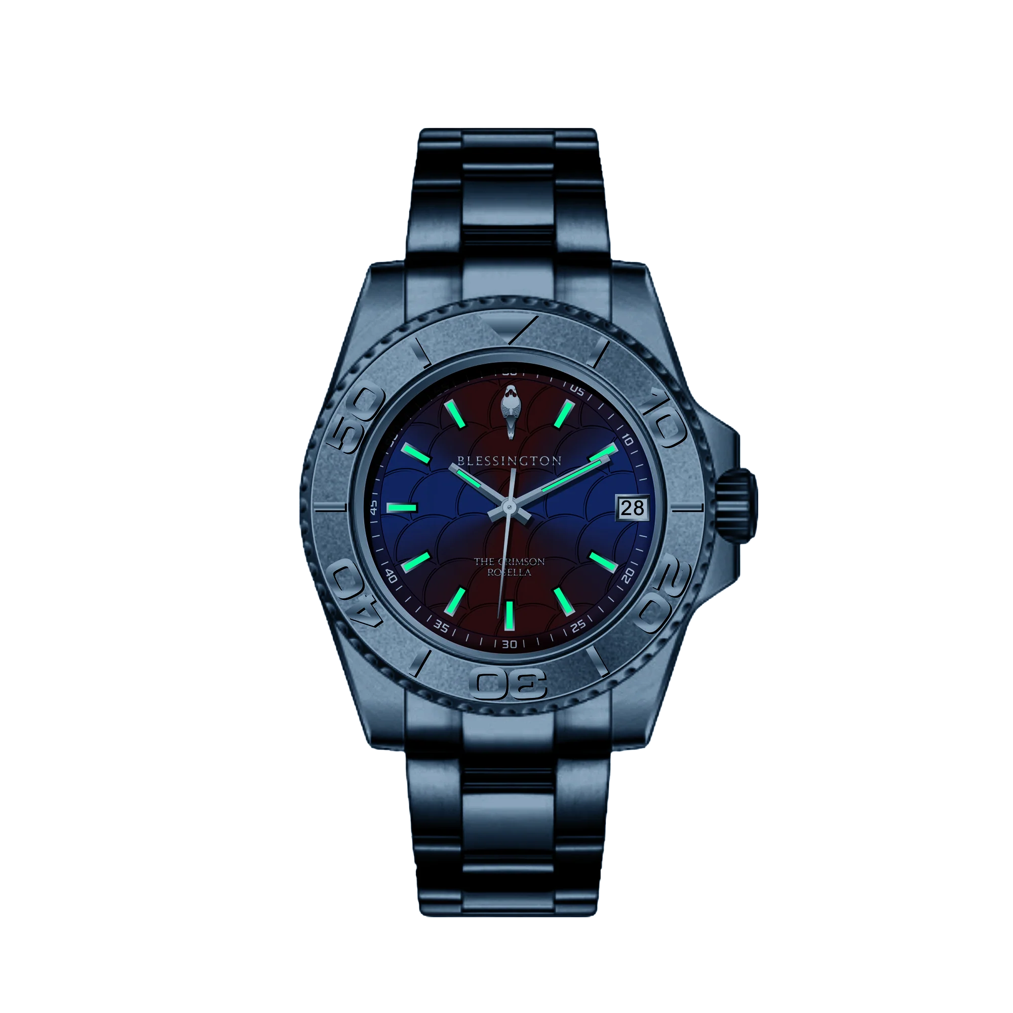 The Crimson Rosella - Steel 32mm thumbnail 2