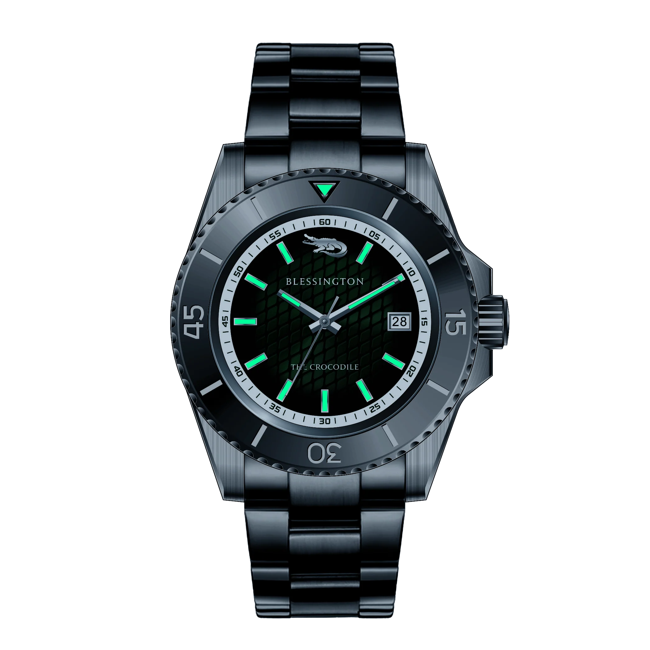 The Crocodile - Tungsten 42mm thumbnail 2