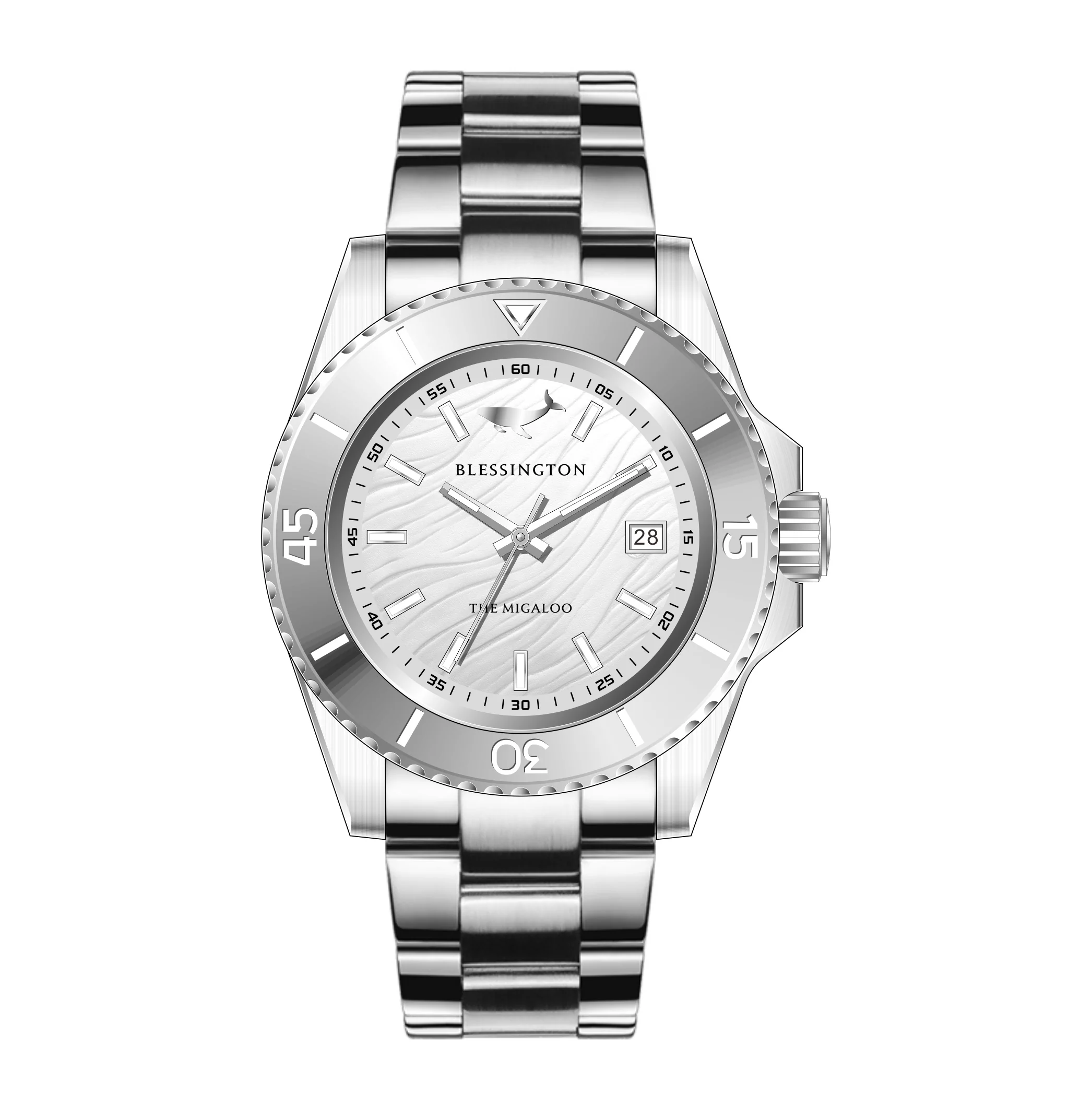 The Migaloo - Tungsten 42mm selected view