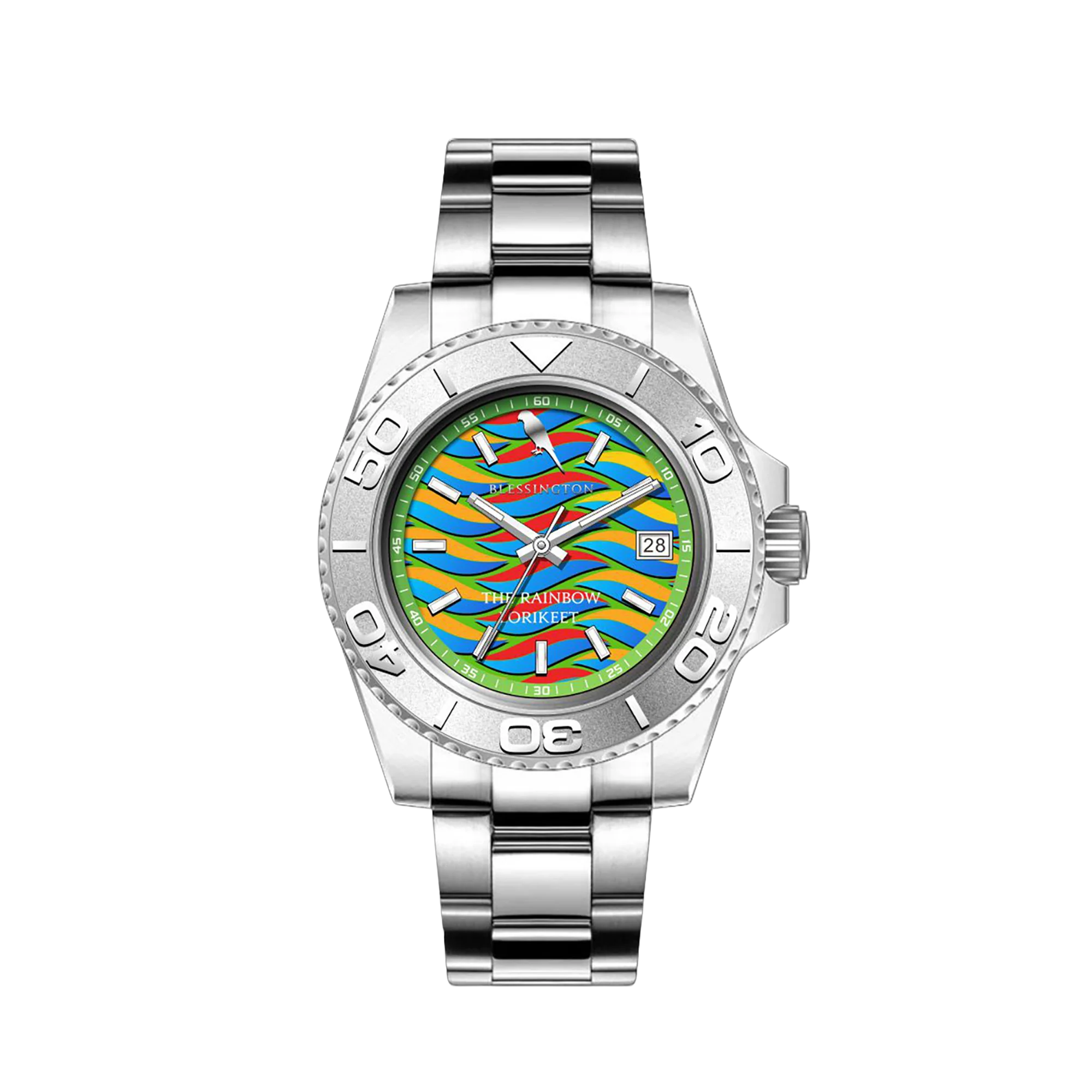 The Rainbow Lorikeet - Steel 32mm selected view