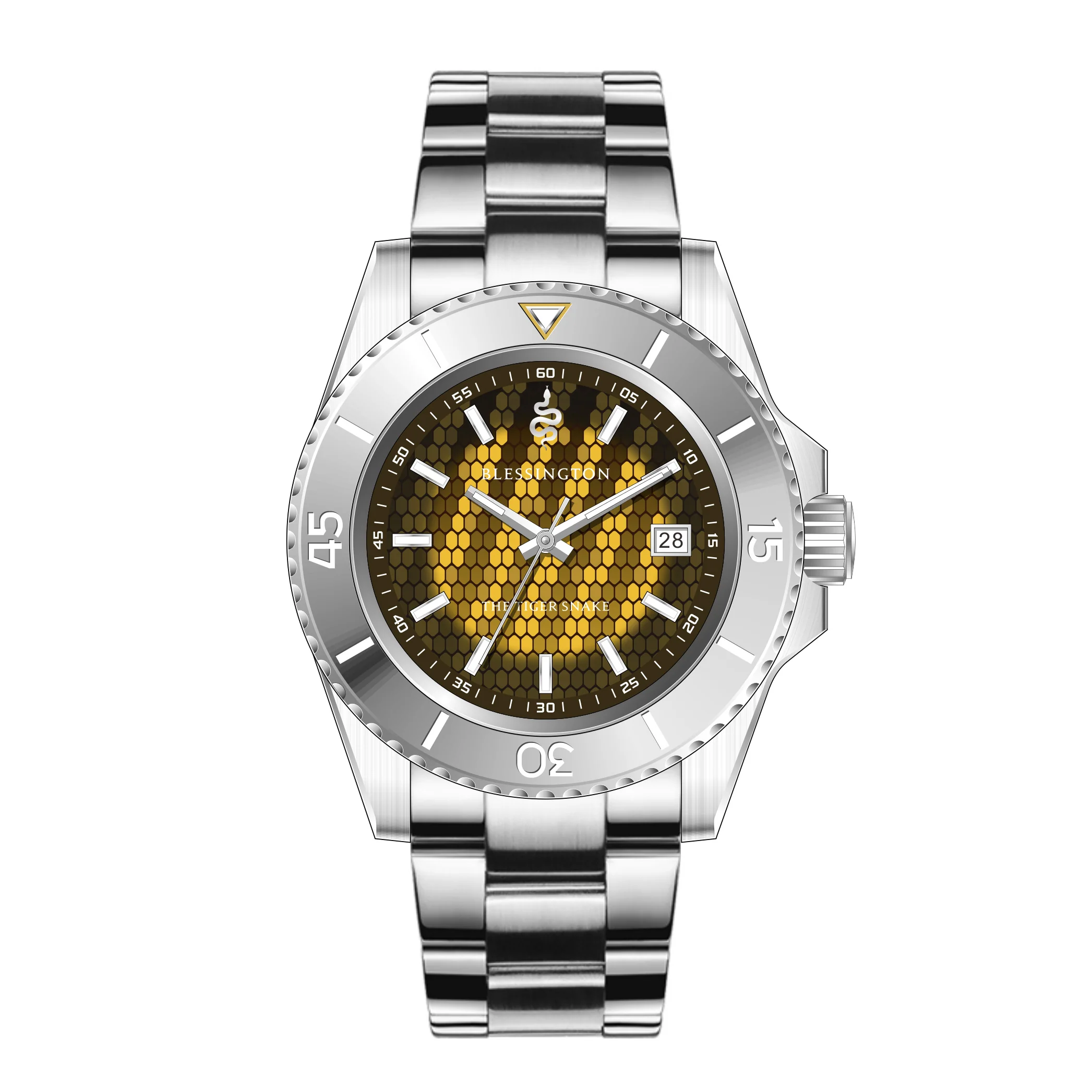 The Tiger Snake - Tungsten 42mm selected view