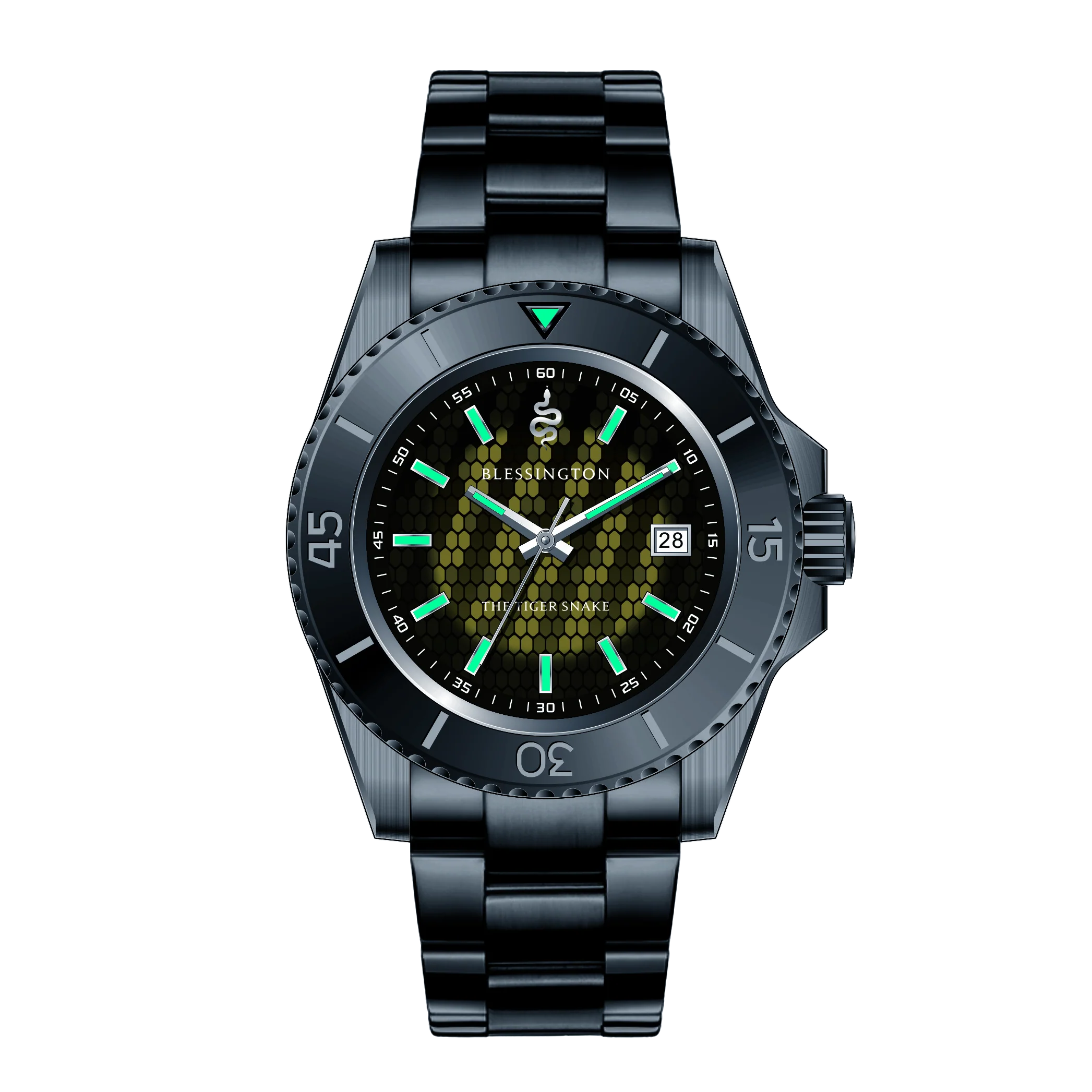 The Tiger Snake - Tungsten 42mm thumbnail 2