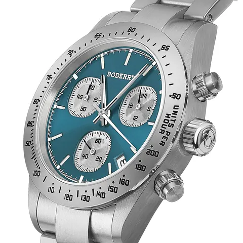 GOLDACE - 100M WR Titanium Mecha-Quartz Chronograph Watch