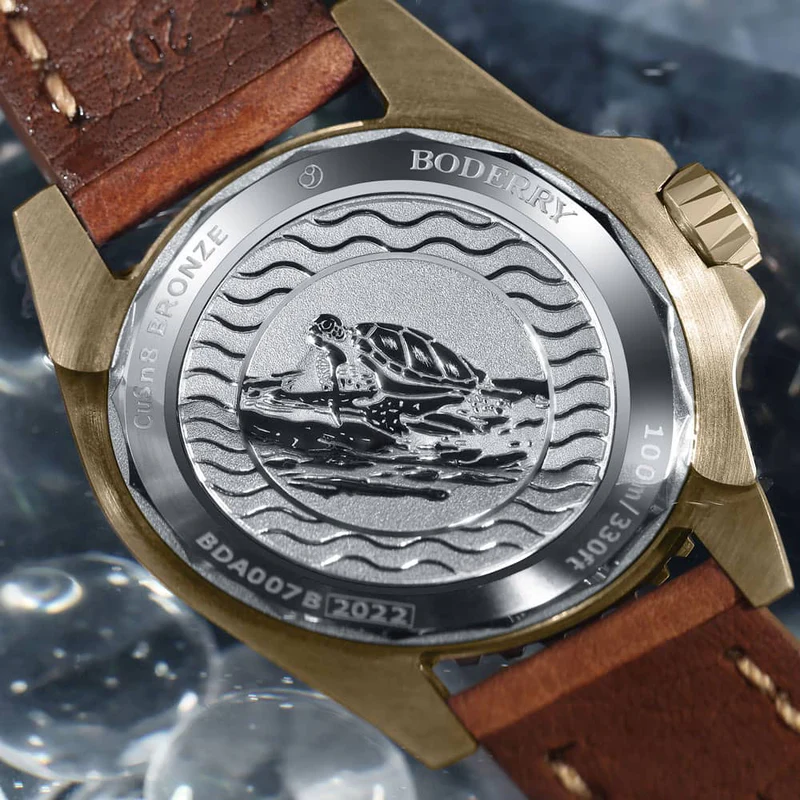 SEATURTLE.OCEAN(BRONZE) - Automatic Bronze Diver Watch thumbnail 3