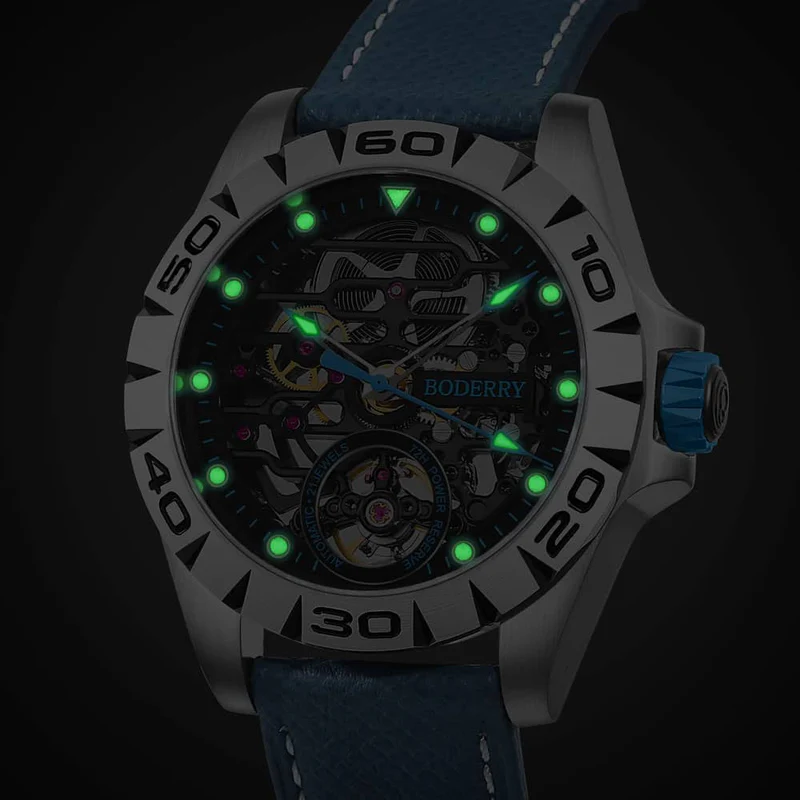 URBAN SKELETON(TITANIUM) Ver 2.0-Silver Hands - 3-Hand Hi-beat(28,800 bph) with 72 hrs Power-reserve Automatic Watch thumbnail 2