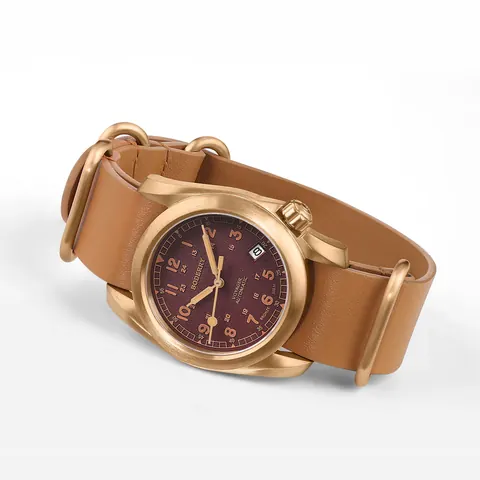 VOYAGER - 100M Waterproof Bronze Automatic Field Watch