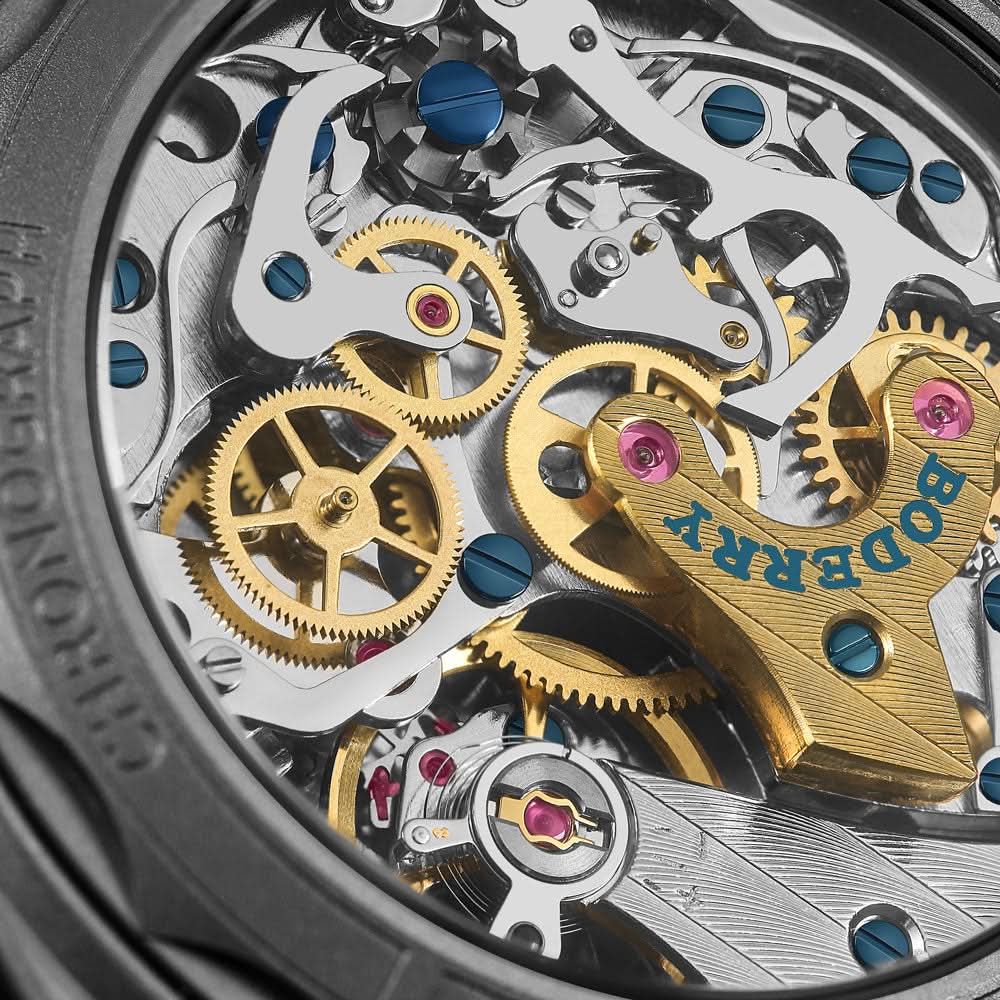 VOYAGER Chronograph - Titanium Mechanical Field Watch, 100M Water Resistant | Cream thumbnail 3