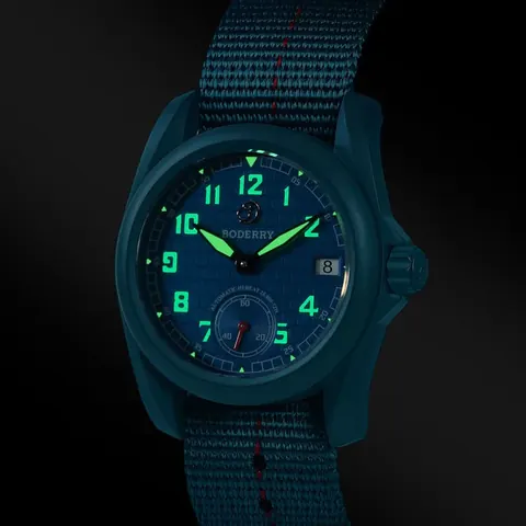 VOYAGER S72  72-Hour Power Reserve Titanium Automatic Field Watch, 100M Water Resistant