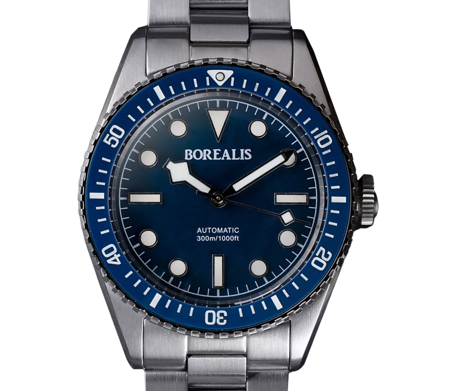 Borealis Bull Shark V2 Blue Dial Snowflake Hands no Date BBSV2AC thumbnail 2