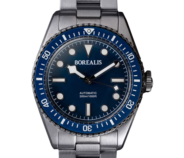 Borealis Bull Shark V2 Blue Dial Snowflake Hands no Date BBSV2AC thumbnail 3