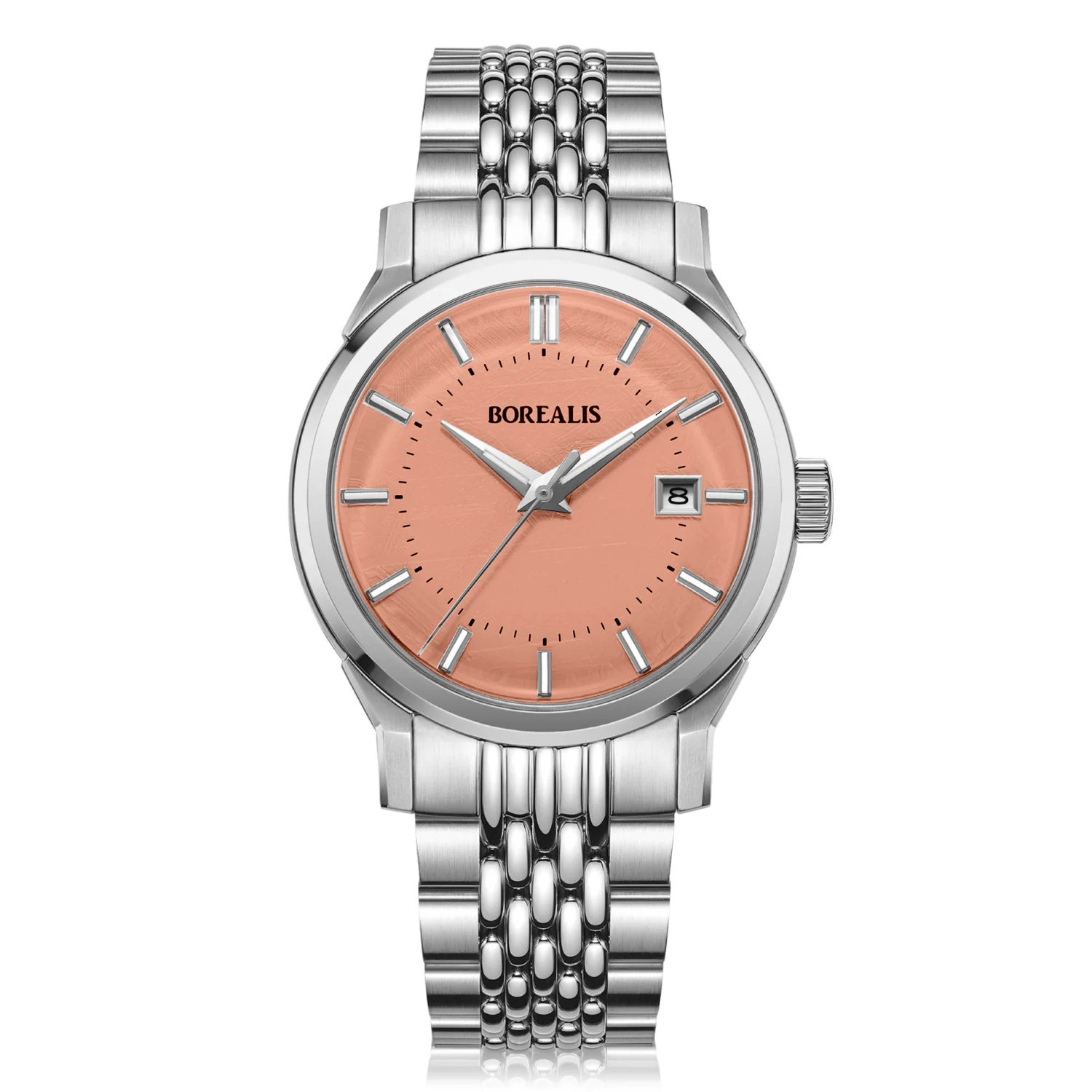 Borealis Estoril 300 GMT Lumed Dial Portugal Red Green Bezel Arabic Numbers Date Version B