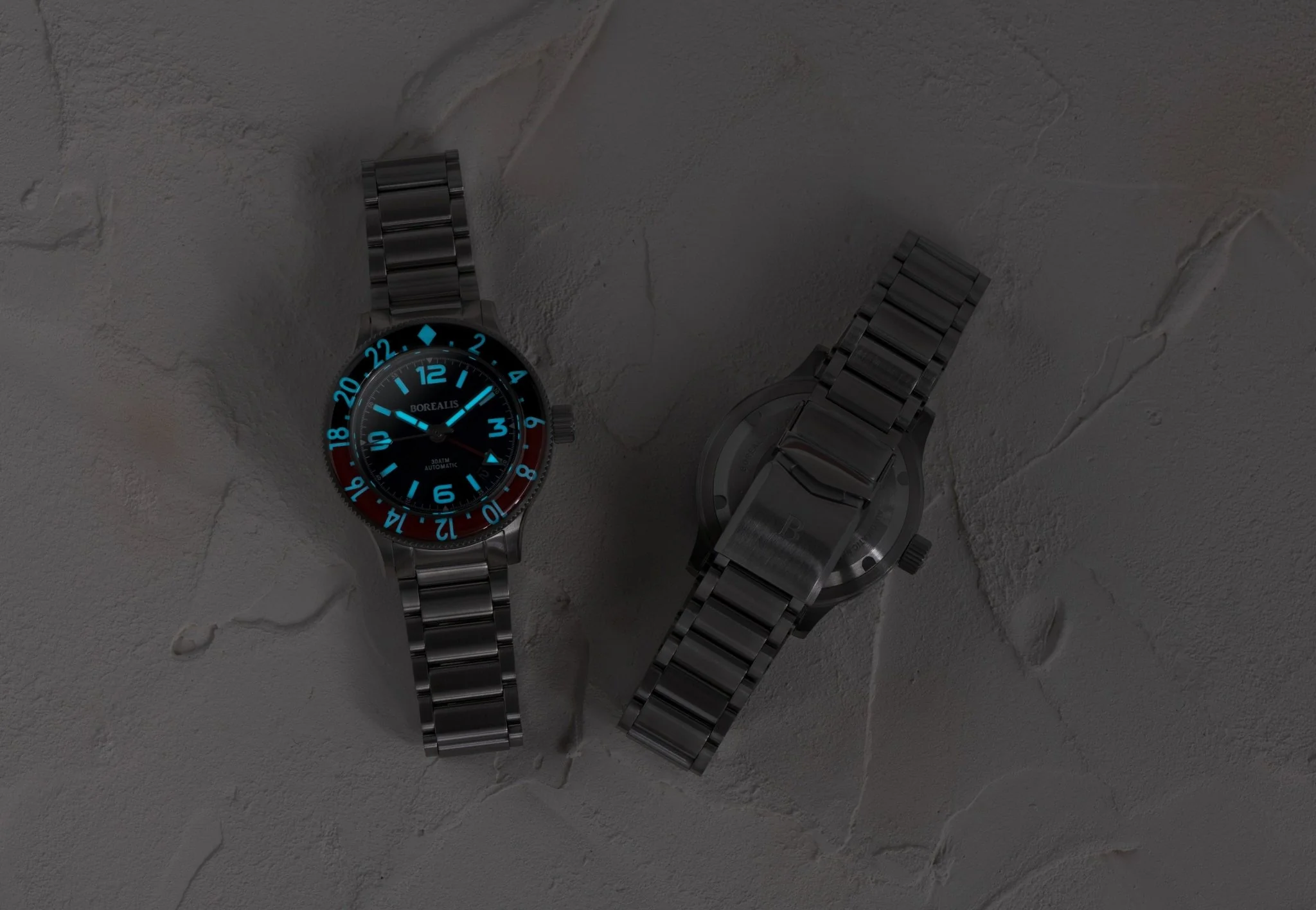 Borealis Sea Storm MK2 GMT Version AB Coke Bezel Date thumbnail 2