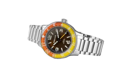Borealis Sea Storm MK2 GMT Version BG1 Coffee Bezel No Date