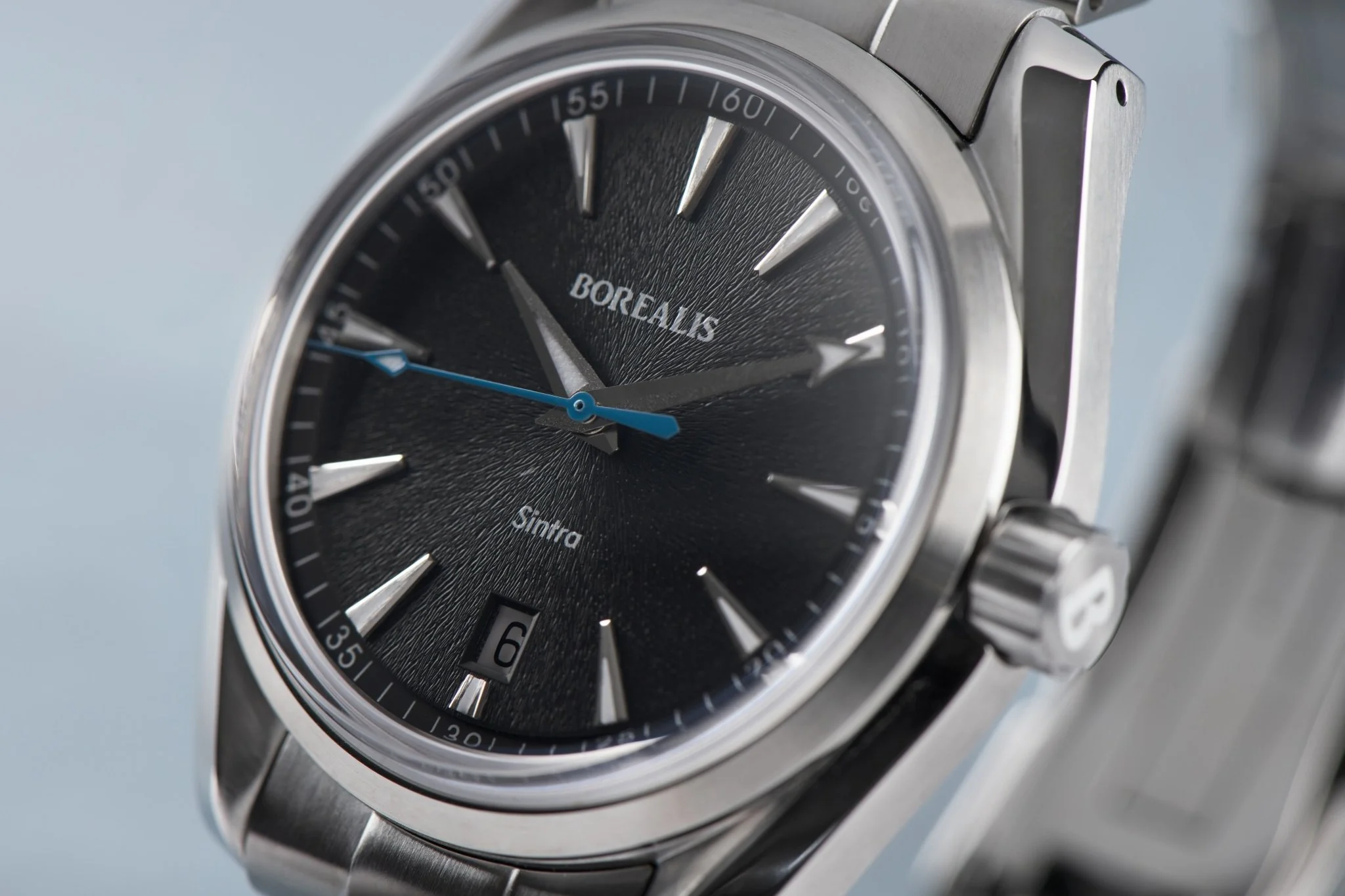 Borealis Sintra Black Sunray dial date Miyota 9015 automatic movement version B.C4