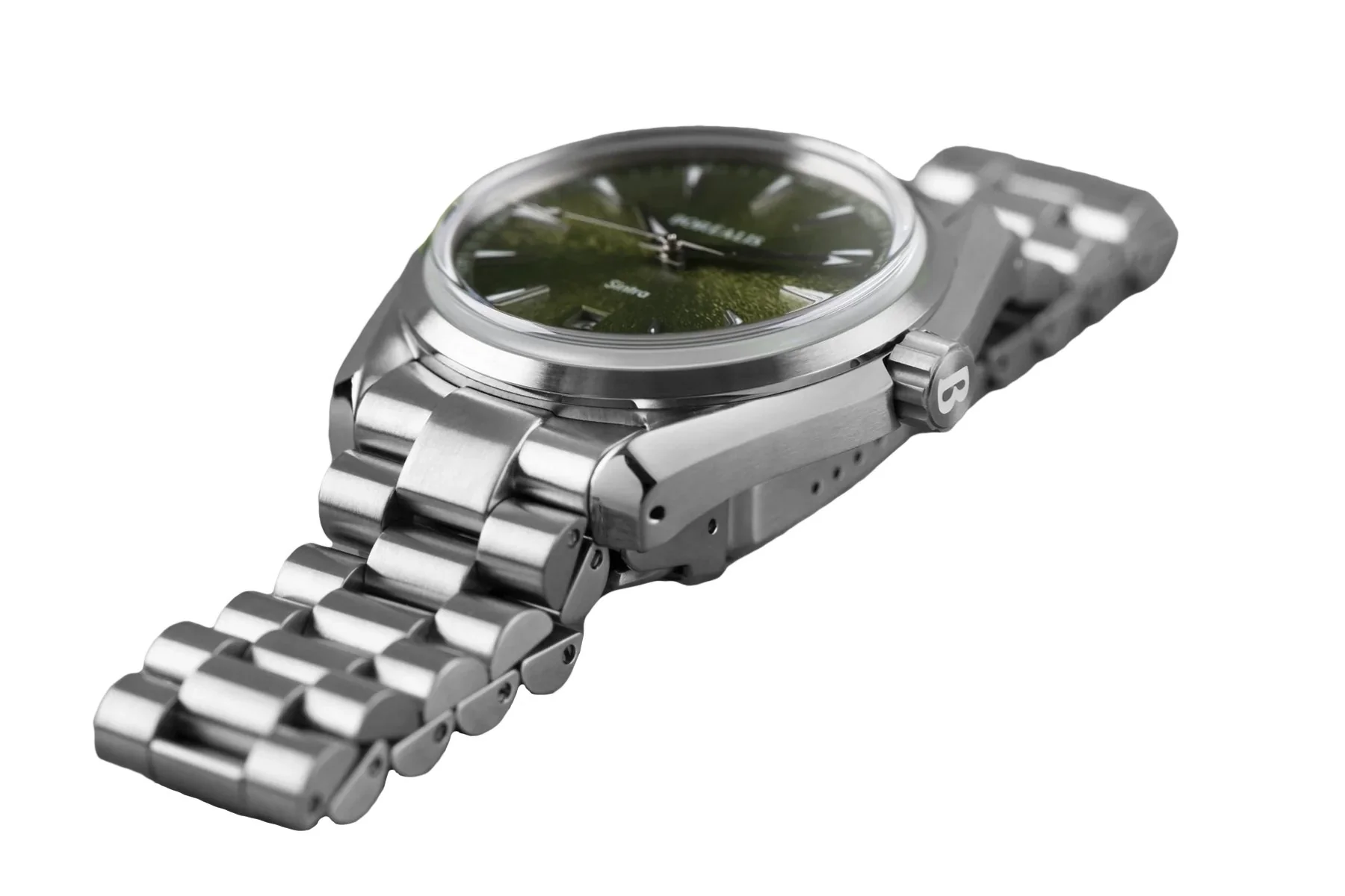Borealis Sintra Green Sunray dial date Miyota 9015 automatic movement version B.C3 thumbnail 2