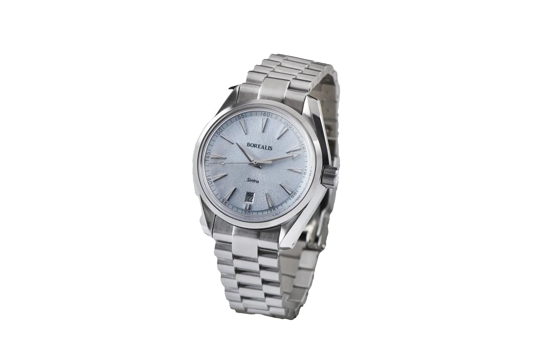 Borealis Sintra Light Blue Sunray dial date Miyota 9015 automatic movement version B.C thumbnail 2