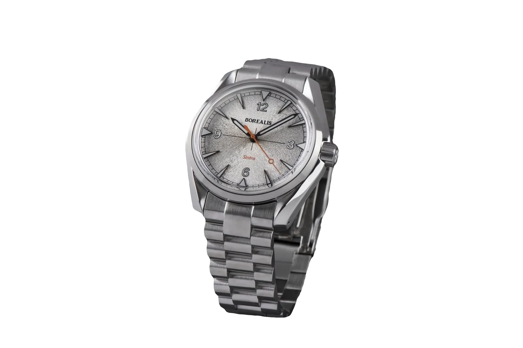 Borealis Sintra Silver White Sunray dial no date Miyota 90S5 automatic movement version A.A1 thumbnail 2