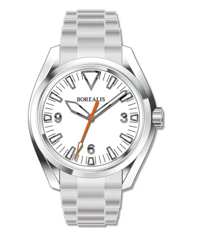 Borealis Sintra white dial Miyota 90S5 automatic movement RR special edition