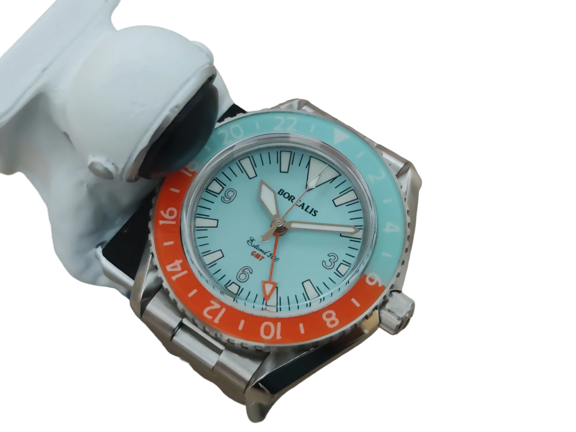 Borealis Estoril 300 GMT Blue Turquoise Dial Big Triangle Version H1 thumbnail 4