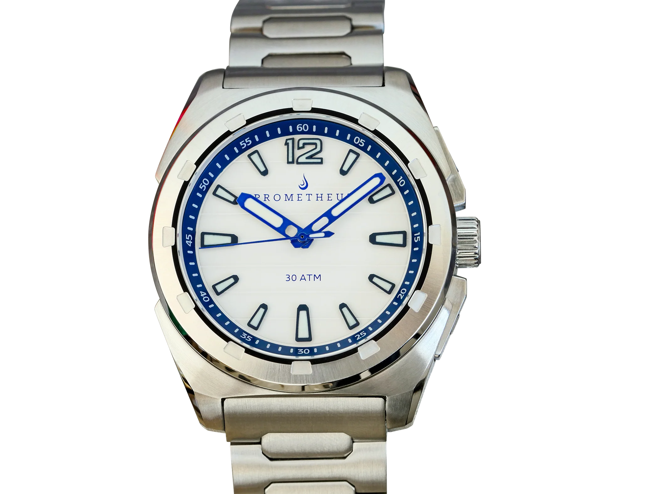 Prometheus Jamanta White Dial No Date Miyota 9039 thumbnail 2