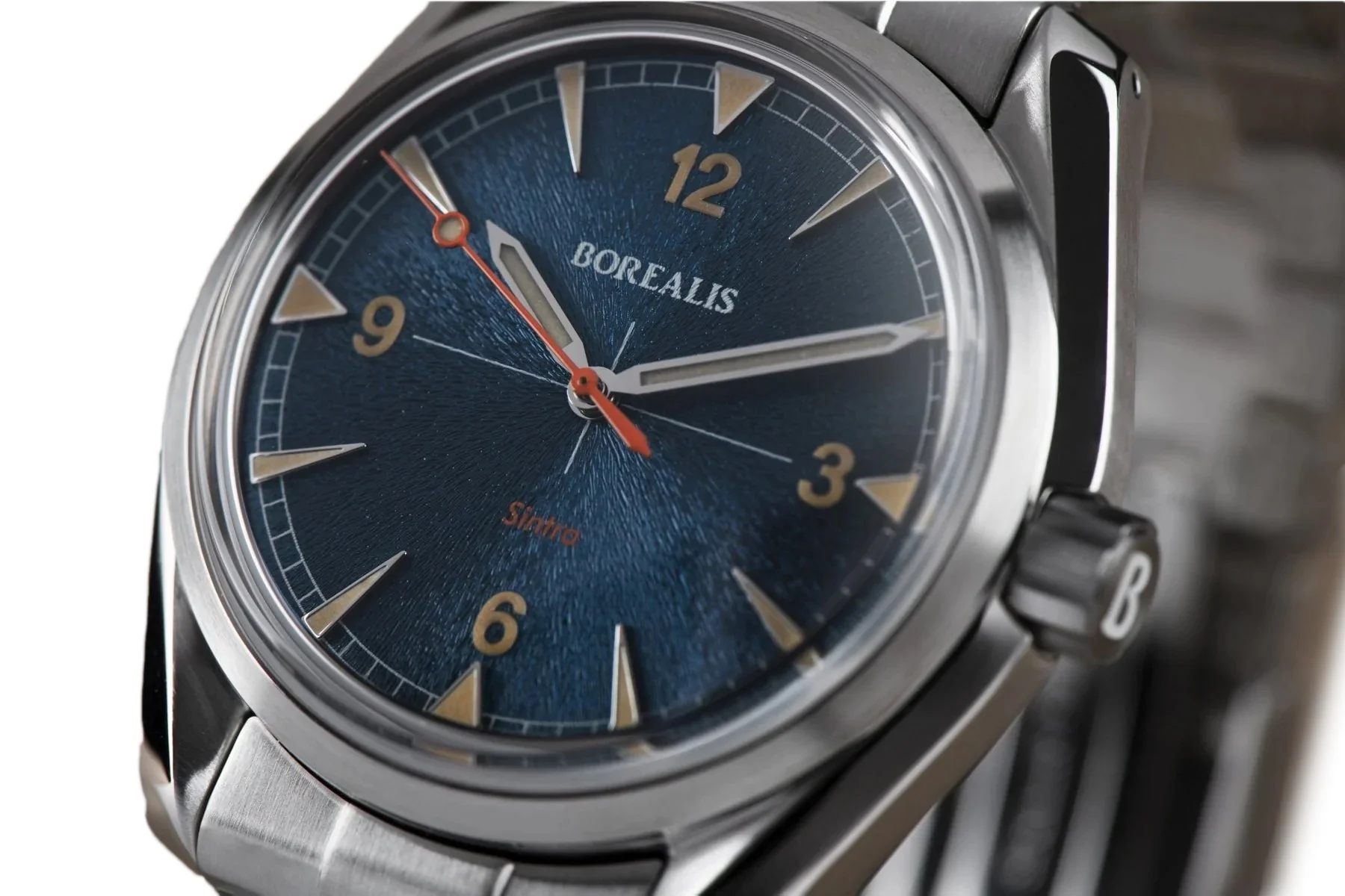 Borealis Sintra Blue Sunray dial no date Miyota 90S5 automatic movement version AA thumbnail 2