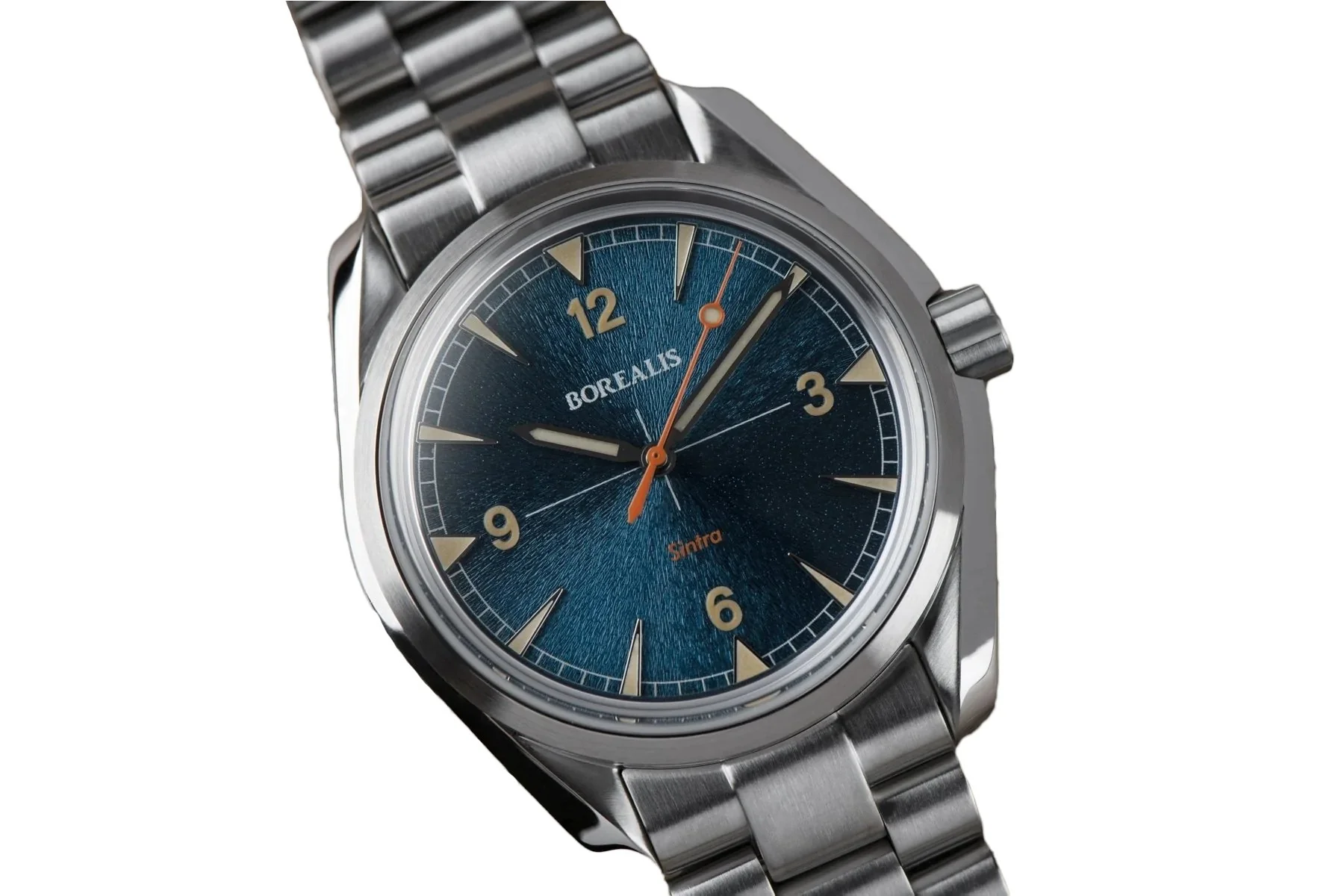 Borealis Sintra Blue Sunray dial no date Miyota 90S5 automatic movement version AA thumbnail 3