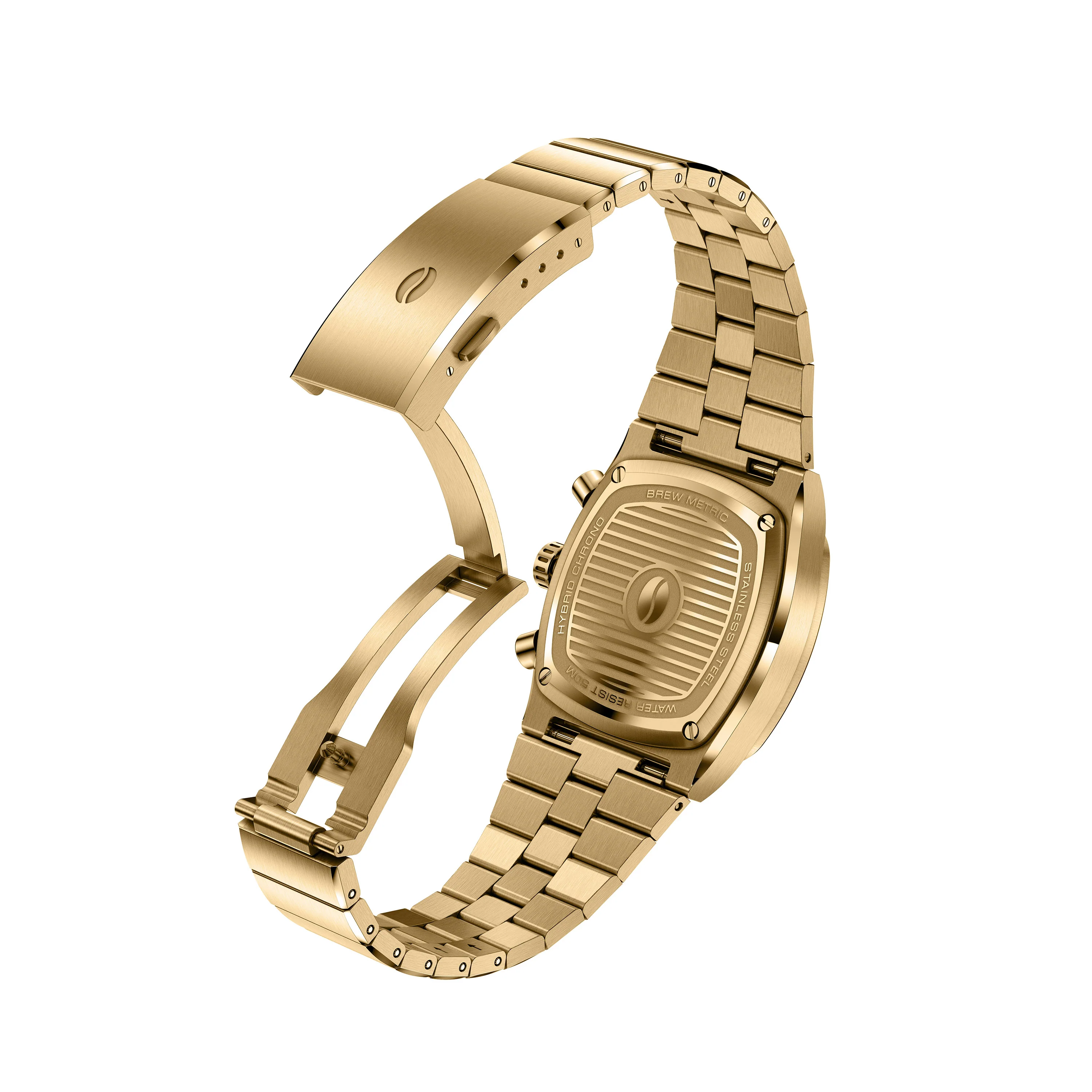 Metric - Gold & Black Chronograph Watch thumbnail 4