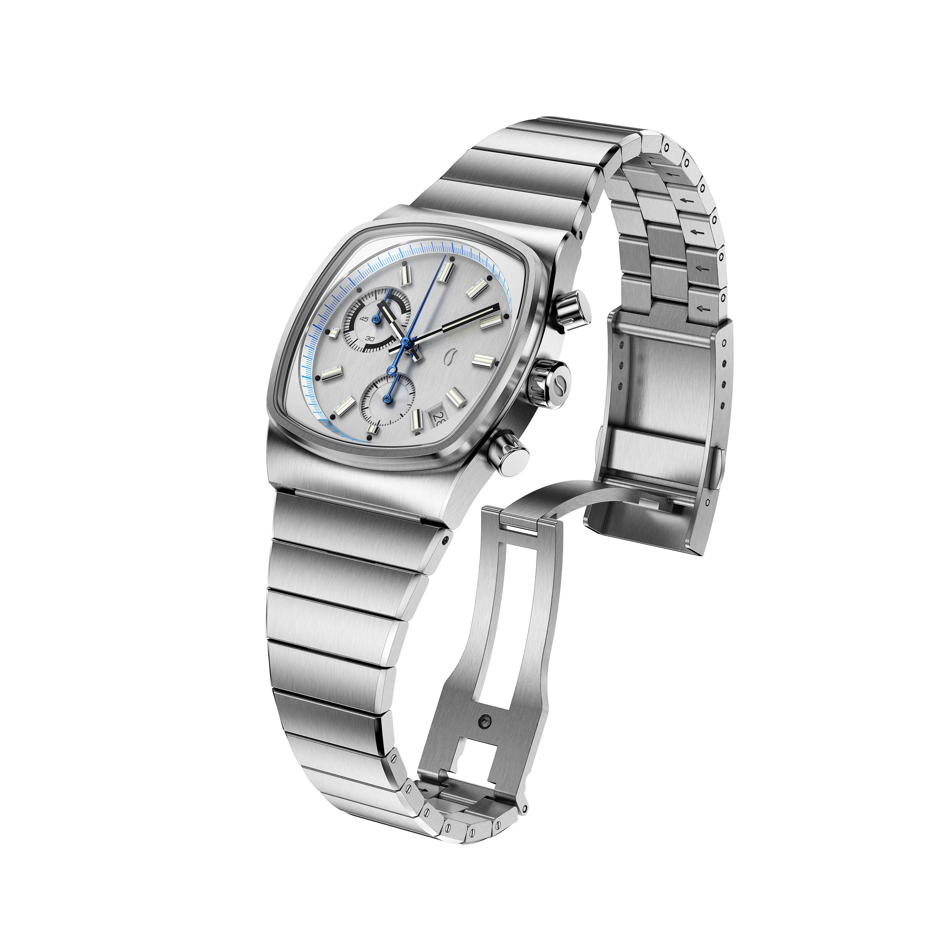 Metric - Steel Dial Chronograph Watch thumbnail 4