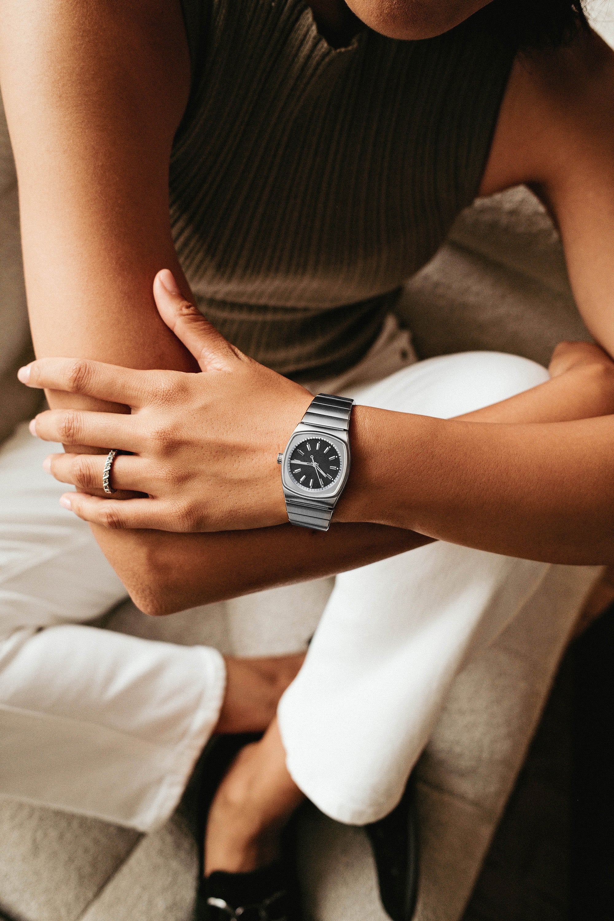 Metric Lite - Silver and Black Automatic Watch thumbnail 3